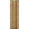 Ekena Millwork 5 1/2-in W x 18-in D x 18-in H Balboa Slat Rough Cedar Woodgrain TimberThane Outlooker, Primed Tan OUTUR055X18X18BOA24RCPR - alternate 4